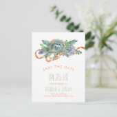 水彩多肉塊年代を保存2 案内ポストカード (スタンド正面)