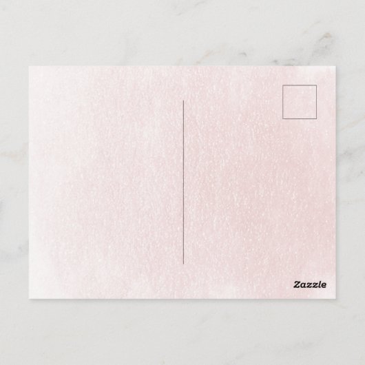 水彩多肉夏季ベビーシャワーへようこそ ポストカード (裏面)