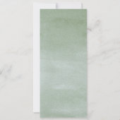 水彩多肉性フラワーガーデン結婚式 プログラム (裏面)