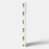 水彩多肉性水玉模様模様 Case-Mate iPhoneケース (裏面 / 右)