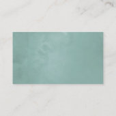 水彩多肉株結婚の プレイスカード (裏面)