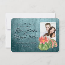 水彩多肉植物フォトティール（緑がかった色）日付の保存