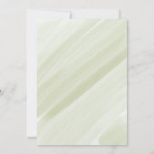 水彩多肉植物結婚の 招待状 (裏面)