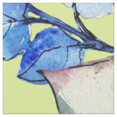 水彩多肉植物 ファブリック (クローズアップ)