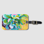 水彩多肉植物 ラゲッジタグ (正面横)