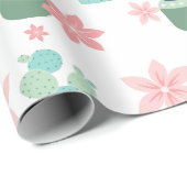 水彩多肉植物 ラッピングペーパー (ロールコーナー)