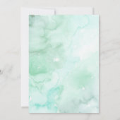 水彩多肉植物 Save the Date 招待状 (裏面)