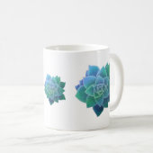 水彩多肉汁クラシック剤マグカップ コーヒーマグカップ (正面右)