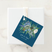 水彩多肉質フローラブーケボホ結婚ズ フェイバータグ (インサイチュ)