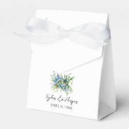 水彩多肉質フローラブーケボホ結婚ズ フェイバーボックス