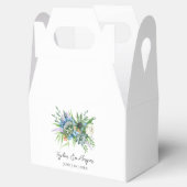 水彩多肉質フローラブーケボホ結婚ズ フェイバーボックス (オープン)