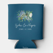 水彩多肉質フローラブーケボホ結婚ズ 缶クーラー (正面)