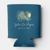 水彩多肉質フローラブーケボホ結婚ズ 缶クーラー (裏面)