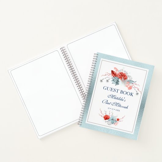 水彩多肉質フローラ植物学バルミツワー ノートブック (内部)