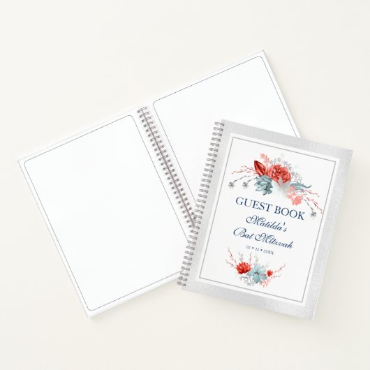 水彩多肉質フローラ植物学バルミツワー ノートブック (内部)