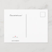 水彩多肉類引っ越しました 案内ポストカード (裏面)