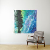 水彩夜景天の川 タペストリー (インサイチュ(横))