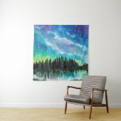 水彩夜景天の川 タペストリー (インサイチュ)