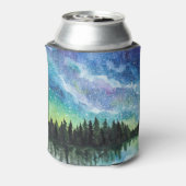 水彩夜景、天の川 缶クーラー (缶裏面)