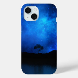 水彩夜空iPhone / iPadケース iPhone 15ケース