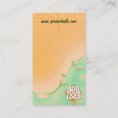 水彩夢の名刺 名刺 (裏面)