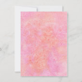 水彩夢キャッチャー ゴールド箔 ベビーシャワー 招待状 (裏面)