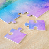 【水彩夢】パステルカラーモザイク蝶  ジグソーパズル (側面)