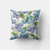 水彩大型ブルーベリー クッション (裏面)