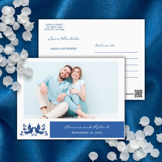 水彩大富鳥 – 海軍保存日 ポストカード