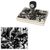 水彩大理石テクスチャゴムスタンプ4X5 ラバースタンプ (押印)