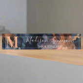 水彩大理石ビジネスオフィスプロフェッショナル デスクネームプレート