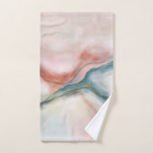 水彩大理石フロー抽象芸術 バスタオルセット (ハンドタオル)