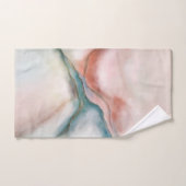水彩大理石フロー抽象芸術 バスタオルセット (ハンドタオル)
