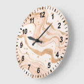 水彩大理石壁時計 ラージ壁時計 (傾斜)