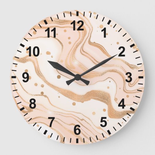 水彩大理石壁時計 ラージ壁時計 (正面)
