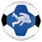 水彩大足 サッカーボール (回転)