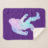 水彩大足 シェルパブランケット (正面(横))