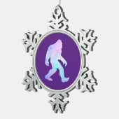 水彩大足 スノーフレークピューターオーナメント (右)