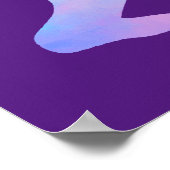 水彩大足 ポスター (角)