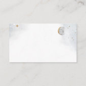水彩天エレガント式結婚式レセプション エンクロージャーカード (裏面)