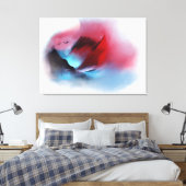 水彩天然山鳥サンセット絵画ズ キャンバスプリント (インサイチュ (寝室))