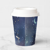 水彩天空ムーン&スターベビーシャワー 紙コップ (右)