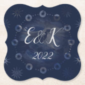 水彩天空 ペーパーコースター (正面)