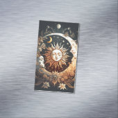 水彩太陽と月の天星 マグネット名刺 (インサイチュ)