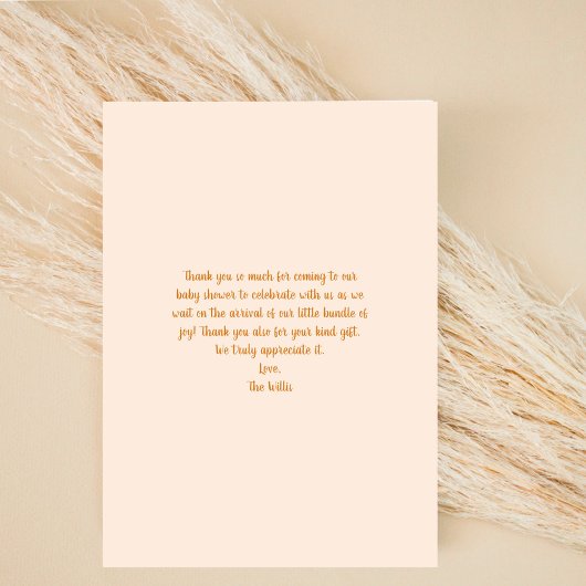 水彩太陽カスタムベビーフォトベビー感謝していシャワー サンキューカード