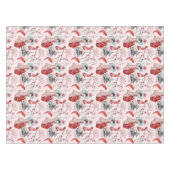 水彩女性日本のパゴダロータスコイ魚 テーブルクロス (正面(横))