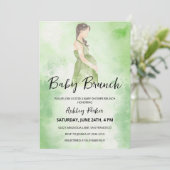 水彩妊婦 招待状 (スタンド正面)