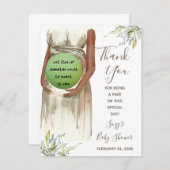 水彩妊婦、EOSリップ・バーム・シャワー・プレイ ノートカード (正面/裏面)