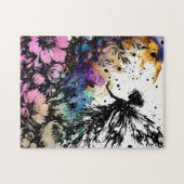 水彩妖精の庭 ジグソーパズル (横)