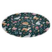 水彩妖精の森の子供のパターン カッティングボード (角)